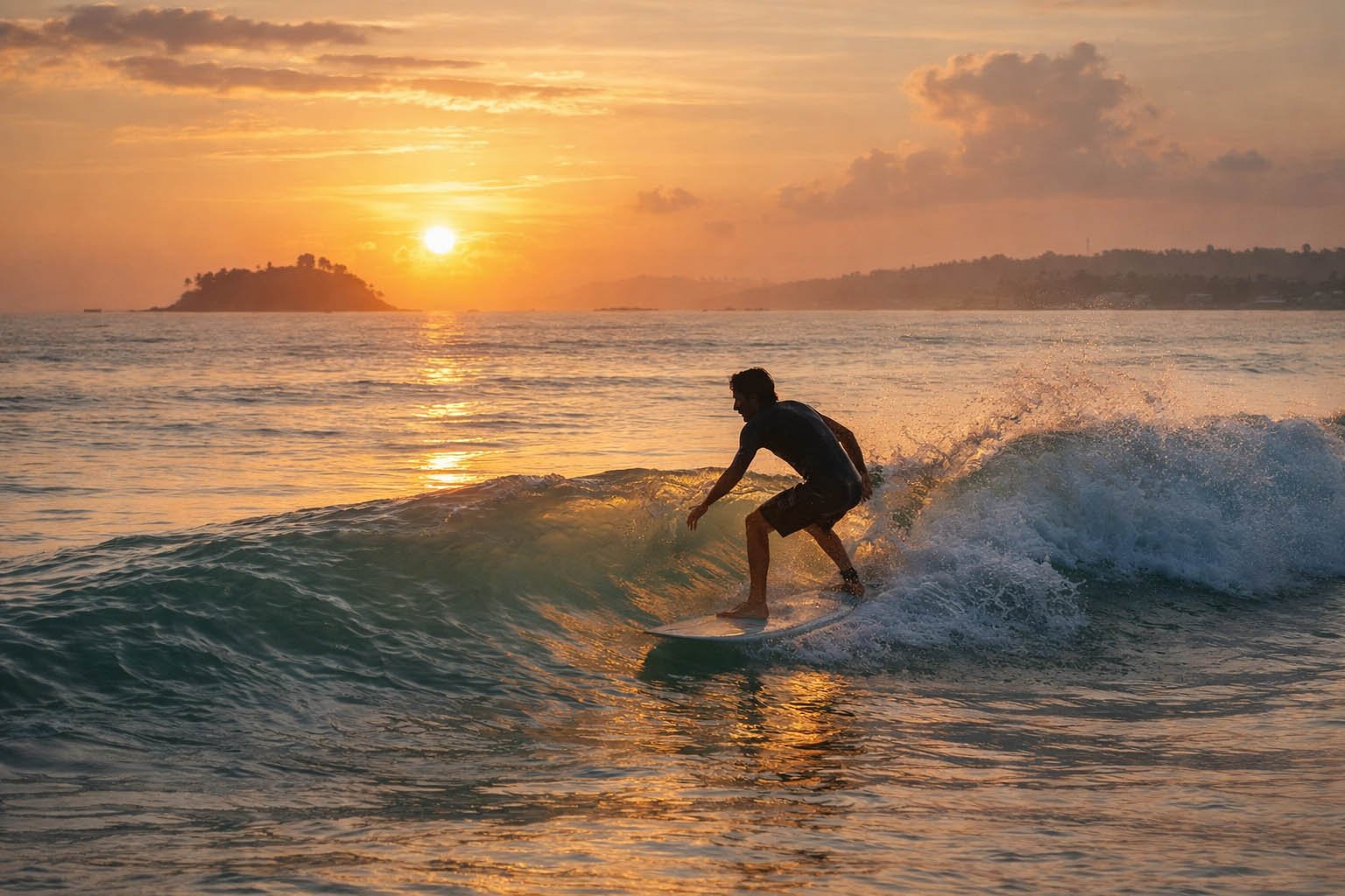surfing weligama